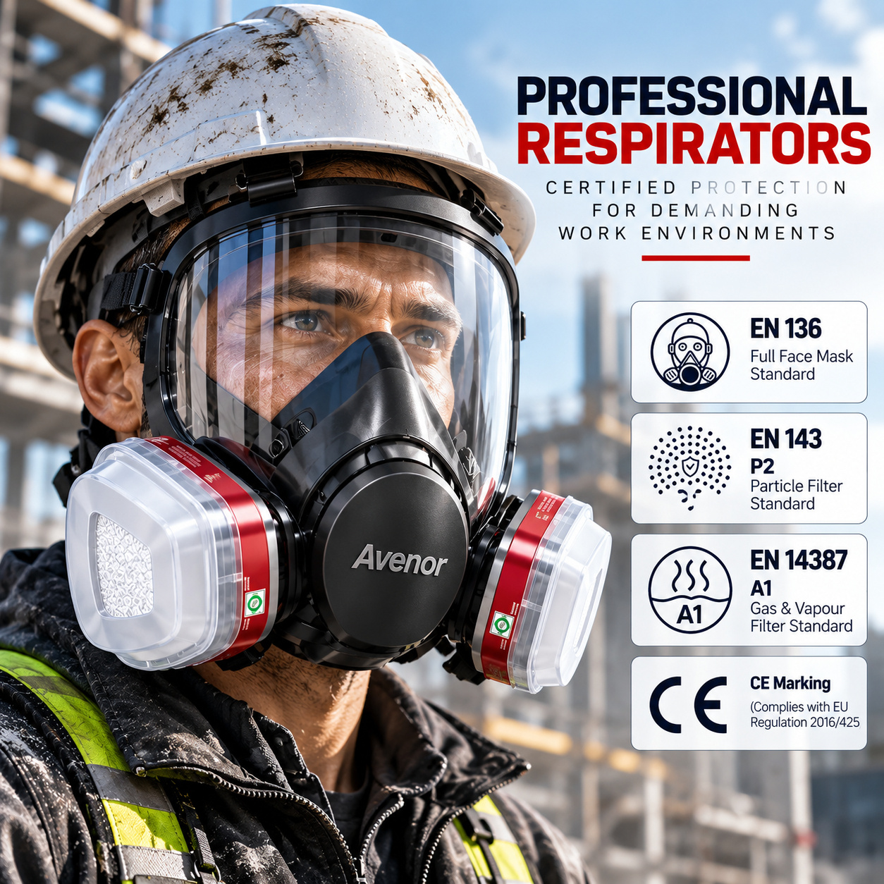 Certified Full Face Respirator